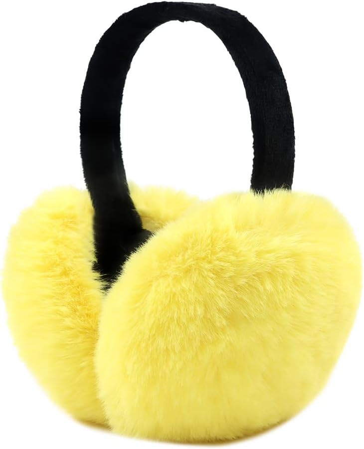 Peecabe Winter Women Earmuffs Faux Fur Girls Ear muffs Warm Unisex Kids Ear Covers Foldable Outdoor Boy Ear Warmers for Women - Image 1